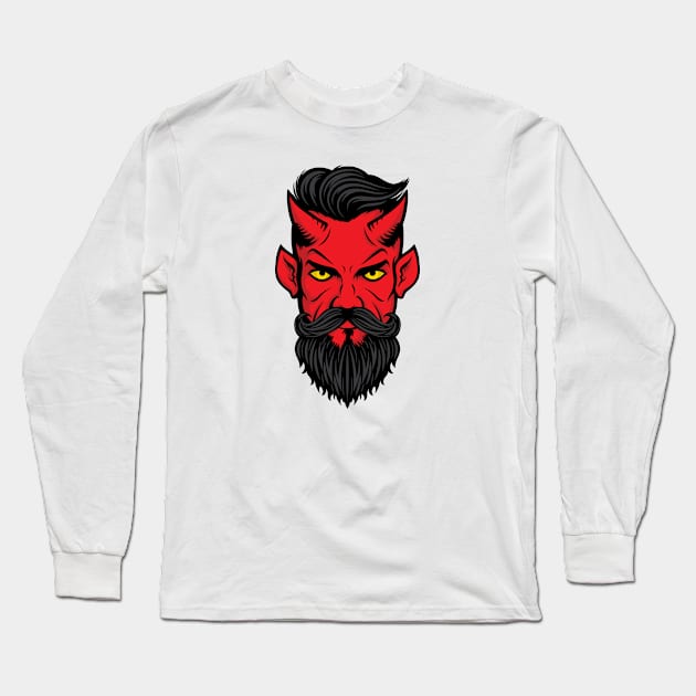 Red Devil Long Sleeve T-Shirt by attire zone